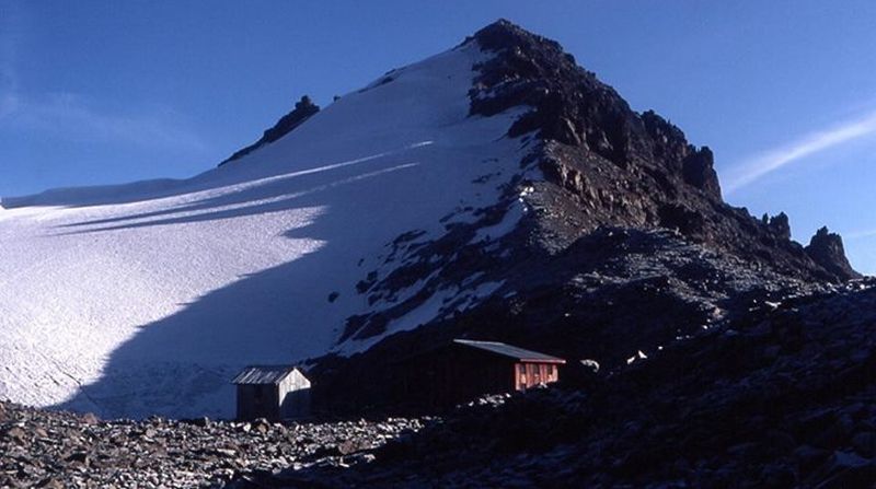 Point Lenana on Mount Kenya in East Africa